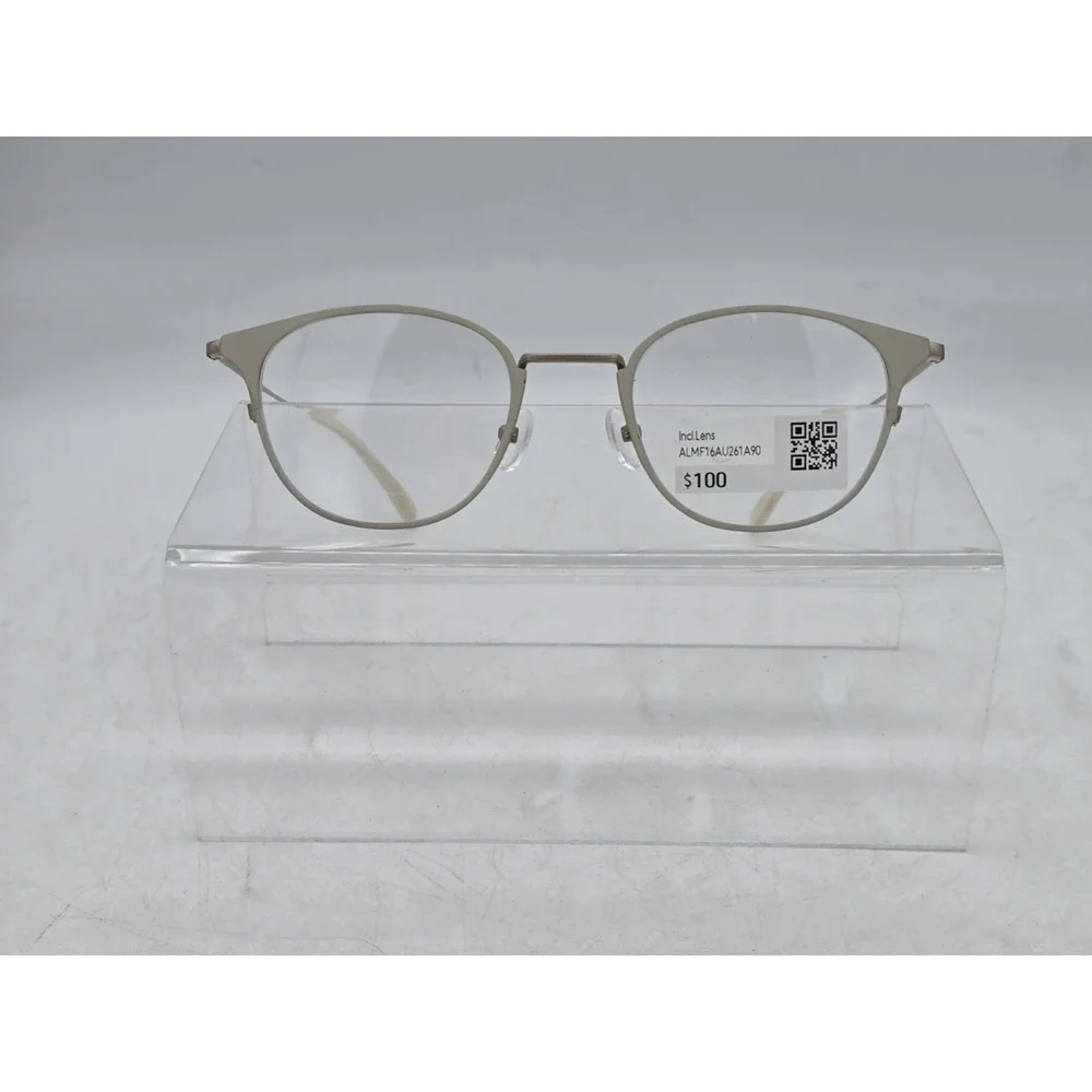 NEW Jins White Eyeglass Frames 48 - 21-142‎ - 39 ALMF16AU261A90